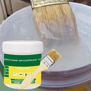 Transparent Waterproof Leak Repair Sealant with Brush | Instant Crack & Roof Waterproof Coating