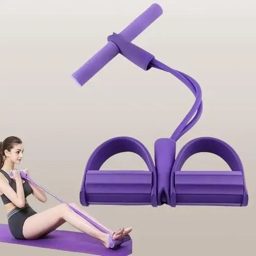 Yoga Pedal Resistance Band | Full Body Home Workout Fitness Trainer