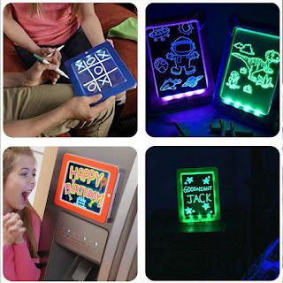 Kids Light-Up LCD Writing Tablet – Creative Drawing & Learning Pad